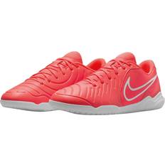 Nike Tiempo Skor Nike Tiempo Legend 10 Club Indoor Soccer Shoes - Red/White