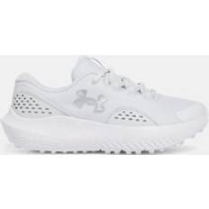 Grey - Women Golf Shoes Under Armour Surge Women's Golf Shoes - Distant Gray/White/Metallic Silver
