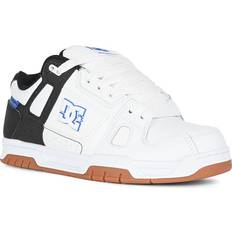 DC Shoes Stag Sneakers Herre - White/Black/Blue
