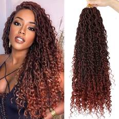 Lmzim 24 Inch Goddess Locs Crochet Hair 8 Packs