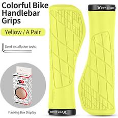 Yellow Grips Dechoicelife Silicone Mountain Bike Grips Handle Cover