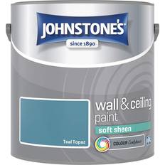 Johnstones Soft Sheen Wall Paint Teal Topaz 2.5L