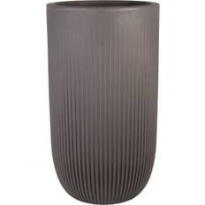 Strata Pacific Tall Round Planter - Cappuccino