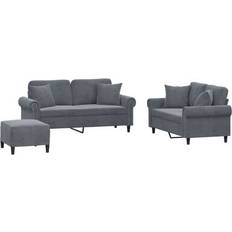 vidaXL 3 Sofa 172cm 3stk
