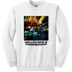 Helldivers 2 Unisex Adult 2D Art & Logo Sweatshirt - Vit