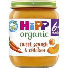 Food & Drinks Hipp Organic Sweet Squash & Chicken Baby Food Jar 6 Months 6 x 125g