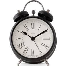 Mains Alarm Clocks Acctim Quarz Mit Glockensignal Shefford Schwarz