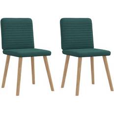 vidaXL Spisebordsstole 2 Stk Mørkegrøn Køkkenstol 86cm 2stk