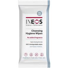 Cruelty Free Hand Sanitisers INEOS Hygienics Anti Viral & Anti Bacterial Hand Sanitiser Wipes 15-pack