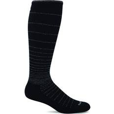 Women's Circulator Moderate Graduated Compression Sock - Black Sparkle