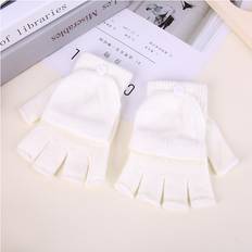White Gloves Maxpower Women Half Finger Gloves - White