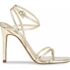 Calvin Klein Heeled Sandals Calvin Klein Women's TEGIN Heeled Sandal, Gold