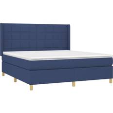 vidaXL a Molle con Materasso e LED 160x200 cm Letto Continentale