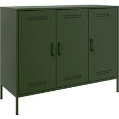 vidaXL Olive Storage Cabinet 100.5x79cm