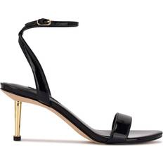 Nine West Women Slippers & Sandals Nine West Women's ANNY3 Heeled Sandal, Black Patent