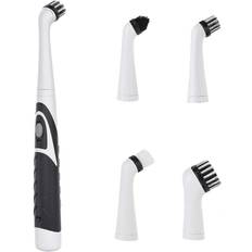 Furtalk Electric Sonic Scrubber Cleaning Brush With 4 Heads