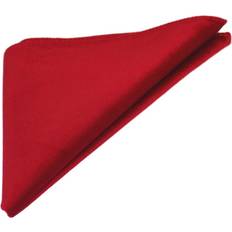 Red Handkerchiefs TomTom Luxury Red Velvet Pocket Square - Men