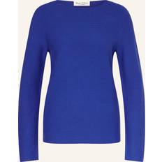 Marc O'Polo Dam Tröjor Marc O'Polo Pullover Longsleeve Boat Neck Dam Stickade Tröja - Blue