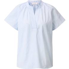 Rich & Royal Cotton Stripe Blouse Skyway Blue