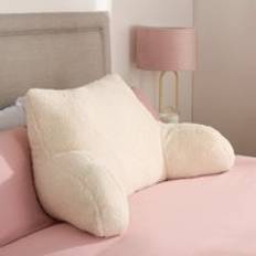OHS Teddy Cuddle Cushion - Cream - Complete Decoration Pillows Beige, Natural
