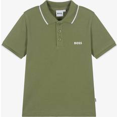 Gröna Pikétröjor Barnkläder BOSS Polo - Pique - Dark Green