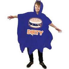 Blue Capes & Ponchos Gift Republic Fast Food Poncho - Reusable Waterproof