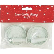 Cookie Cutters Set of 2 Valentines Stamp - Grey Cookie Cutter