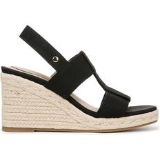 LifeStride Tallulah Espadrille Wedge Sandals - Black