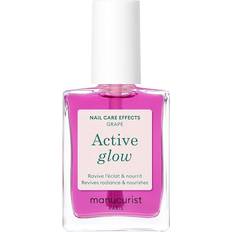 Manucurist neglelak active glow Manucurist Active Glow Makeup Og Plejende Neglelak - Grape 15ml