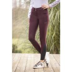 Horse Whips Penelope Mid Grip Riding Trousers for Women Fun - Violet
