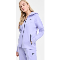 Nike Women's Sportswear Tech Fleece Windrunner Full-Zip Hoodie - Lilac Ice/Black