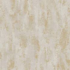 Grandeco Wallpapers Grandeco Venetian Plain Taupe Metallic Gold Wallpaper Textured Blown Vinyl