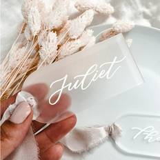 Table Decorations Tlily Elegant Arch Ribbon Wedding Place Cards Acrylic Table Tags with 15 Signage