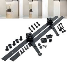 Doors Wiltec System Set with 183 cm Sliding Rail 90kg Sliding Door (x)