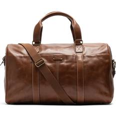 Leather Weekend Bags RODD & GUNN Princeton Premium Soft Leather Duffle Bag Cognac