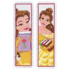 Vervaco Cross Stitch Bookmark Kit Beauty Set of 2 2.4 x 8
