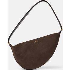 Toteme Suede Shoulder Bag - Beige