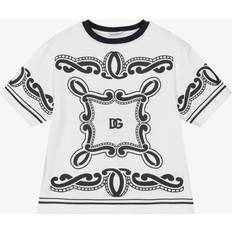 Dolce & Gabbana Boys Bandana Print T-Shirt White