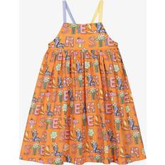 12-18M Dresses Stella McCartney Kids Printed Cotton Dress - Orange