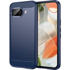 Pixel 9a Eiderwood Google Pixel 9a Brushed Carbon Bagside Cover Blå