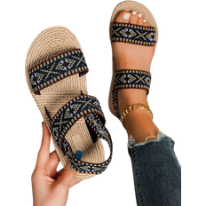 Shein Women's Fashionable Flat Sandals For Spring/summer, Anti-skid
