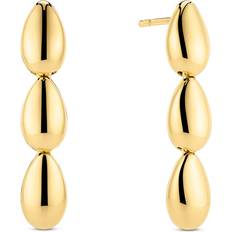Guld Örhängen Sif Jakobs Goccia Tre Pianura Earrings - Guld