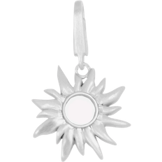 ByBiehl Silver Berlocker & Hängen ByBiehl Sun Wild Pendant Small Dam Hängsmycken - Rhodinated Silve