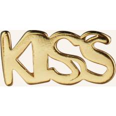 Word Kiss Earring - Gold