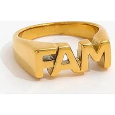 FAM Ring 18K Guldbelagt - Guld