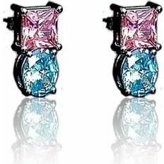 Chiara Ferragni Princess Crystal Rainbow Øreringe - 2 cm