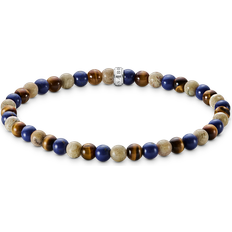 Lapis Bracelets Thomas Sabo Bracelet 5 mm Multicoloured - Blue/Brown/Natural