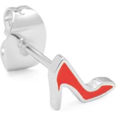 Stiletto Ørering - Forsølvet Messing