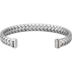Leather - Women Bracelets BOSS Tailored Bracelet - Silver