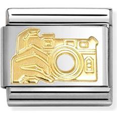 Smycken Nomination Classic Gold Camera Charm